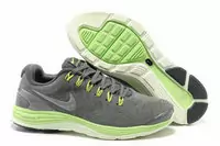 zapatos nike lunarglide+4 hombre 2013 populaire mesh moon france gray green